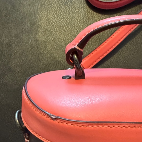 Coach Crossbody Bag in Brown and Peach only used once to a game - Picture 11 of 16